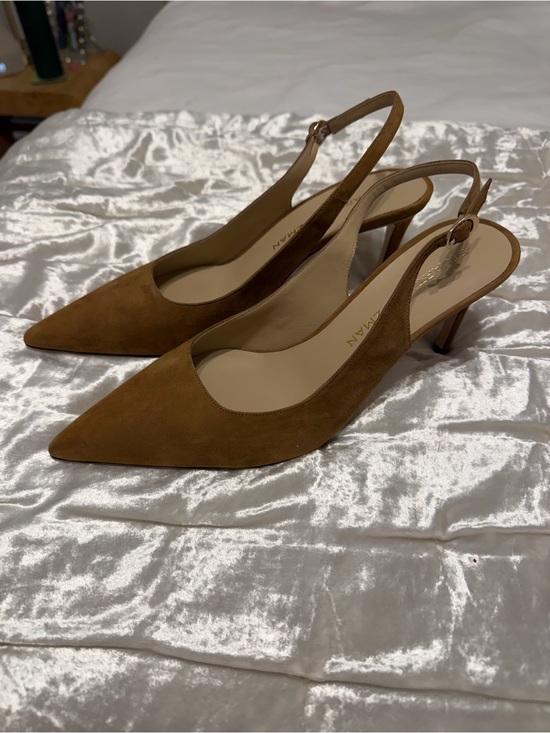 Stuart Weitzman Shoes - Stuart Weitzman Authentic brand new!!!Pointed Toe Slingback Pumps in Brown Suede